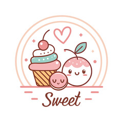 Donut, sweet confetti background. Sweet cake, donut confetti texture, seamless pattern. Colorful candy topping seamless background wallpaper. Vector illustration