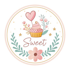 Donut, sweet confetti background. Sweet cake, donut confetti texture, seamless pattern. Colorful candy topping seamless background wallpaper. Vector illustration