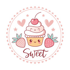 Donut, sweet confetti background. Sweet cake, donut confetti texture, seamless pattern. Colorful candy topping seamless background wallpaper. Vector illustration