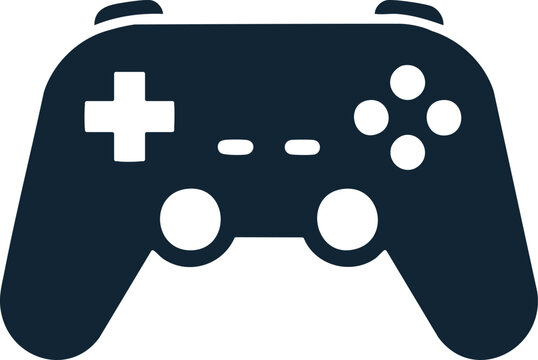 Video game controller icon vector illustration for gaming entertainment and technology