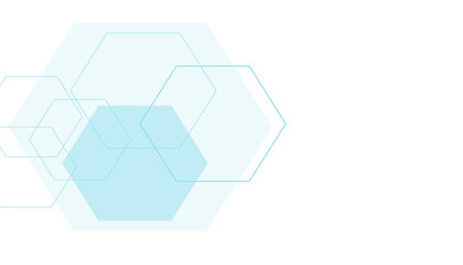 Abstract hexagon white background with shadow .white background Futuristic blue neon honeycombs. Modern technology design. Vector illustration.