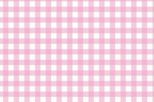 Pale blush pink gingham