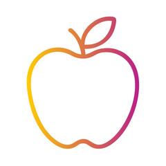 Apple icon for web and graphic design