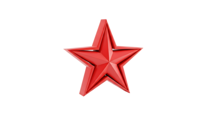 3d colorful star icon render illustration design symbol decoration golden ornament