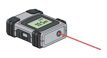 Professional 100m Digital Laser Distance Meter with Red Beam & LCD Display - High Precision Rangefinder for Construction, Renovation, Interior Design & Real Estate Measuring Tool