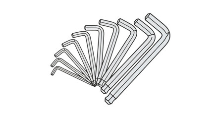 friendly to rank top in search results, no repeated keywordProfessional 9-Piece Metric Hex Key Allen Wrench Set 1.5-10mm - Long Arm Ball End L-Shaped Chrome Vanadium Steel for Bike Repair, Furniture A