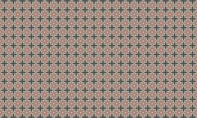 Seamless pattern design with geometric shapes for textile and background applications and digital art use