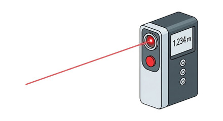 Professional 100m Digital Laser Distance Meter with Red Beam & LCD Display - High Precision Rangefinder for Construction, Renovation, Interior Design & Real Estate Measuring Tool