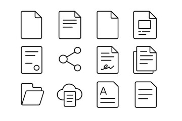 Document Icons Set