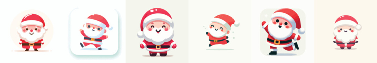 Vector Christmas Icon Set — Simple and Modern Collection of Holiday Symbols such as Gifts, Trees, Stars, and Bells