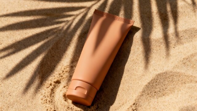 Modern minimalist Skincare Bottle Mockup