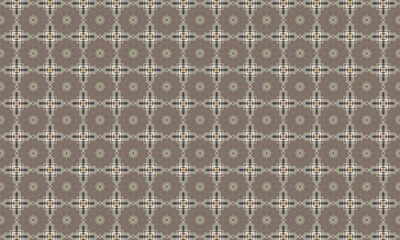 Seamless geometric pattern background for fabric textile design and wallpaper in neutral color palette