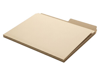 Fototapeta premium Folder stack isolated on transparent background