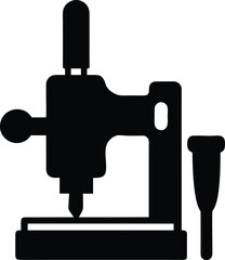 A hand router for woodworking silhouette