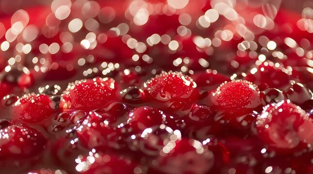 Cranberry Sauce Close Up.