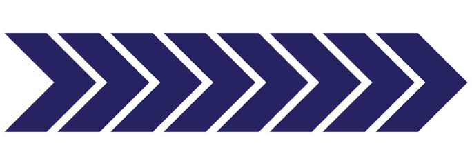 Abstract blue road moving dynamic symbols. Road lines arrow zigzag chevron speeds flat style.