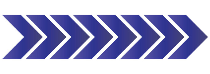 colourful arrow. dynamic moving arrow representing speed, acceleration, fast. transparent png and vector illustration.