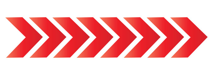 dynamic moving arrow symbol. Pointing right chevron arrow different style. speed direction signs. directional arrows symbol.