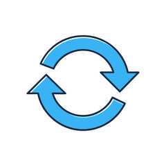 Refresh reload cycle update arrows icon design