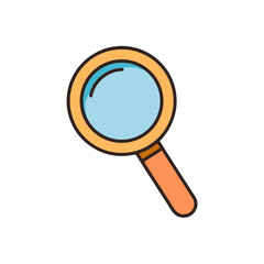 Magnifying glass search zoom find research