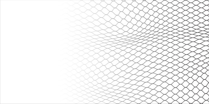 Mesh texture for fishing nets. Seamless pattern for sportswear or soccer goal, volleyball net, basketball hoop, hockey, athletics. Abstract net background for sports vector illustration