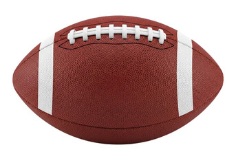 American football isolated on transparent background