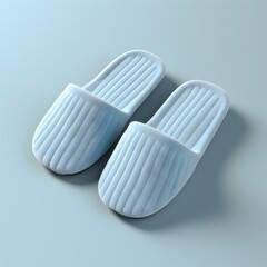 slipper, flip flops, isolated background.