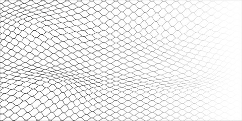 Mesh texture for fishing nets. Seamless pattern for sportswear or soccer goal, volleyball net, basketball hoop, hockey, athletics. Abstract net background for sports vector illustration © achtopik