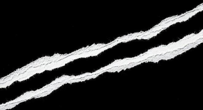 papel rasgado aislado