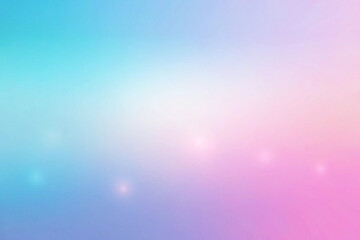 Abstract colorful design illustration with bright blue sky, sun bokeh, and blurred summer light circles