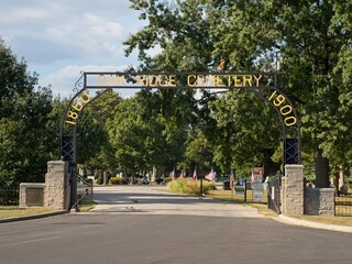 Oak Ridge Cemetery Historic Entrance Arch, Springfield, Illinois