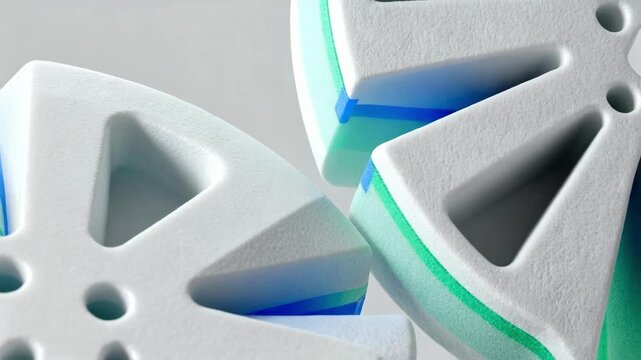 Medium shot showcasing biocompatible engineered bioplastics used in medical device components emphasizing safety and sustainable innovation.