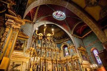 Obraz premium Église Saint-Jean-Baptiste de Saint-Jean-de-Luz au pays Basque en France