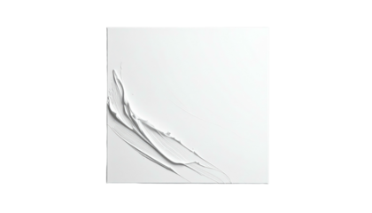 White paint-like strokes, soft focus, minimal, texture, abstract, artistic composition, isolated