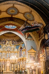 Obraz premium Église Saint-Jean-Baptiste de Saint-Jean-de-Luz au pays Basque en France