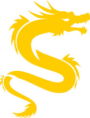 Lunar dragon Silhouette