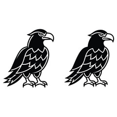 Obraz premium Majestic Eagle Bird Illustration