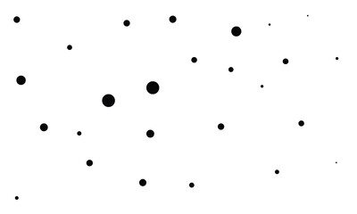 minimalistic dotted pattern vector, random black dots  background, plain dots background, dots wallpaper.