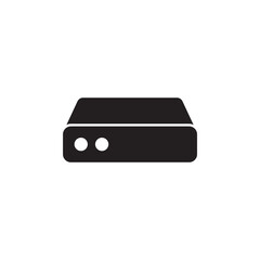 Media Player External Hard Drive Solid Storage Device Icon