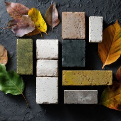 Autumnal Palette - A Study in Textures and Earth Tones with Natural Elements.