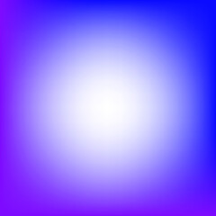 Blue Radial Frame Transparent Gradient