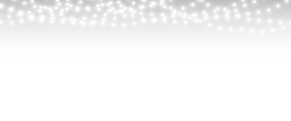 Shining Christmas Holiday Garland with Lights and Decorative Effects