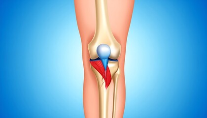 Elbow Joint Anatomy - Detailed Illustration of Bones and Ligaments.