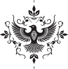 Elegant Floral Ornament Silhouette Vector Bundle