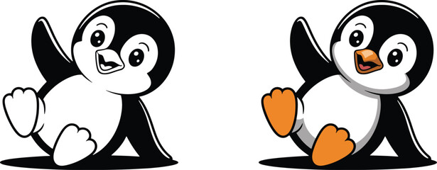 Penguin Character Illustration
