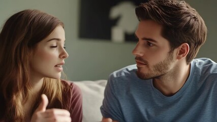 Two characters expressing an emotional moment in a scene from a film or television show.