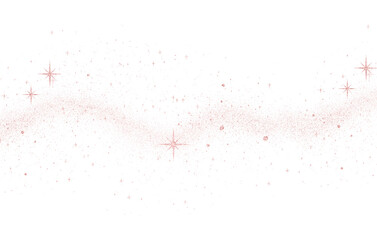 Abstract pixelated background with a horizontal band of pink and white confetti like pattern