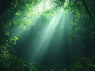Obraz premium Forest Sunshine