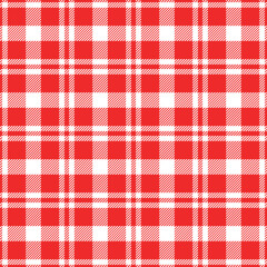 Seamless red,white color check heart pattern.Repeating patern plaid. Checkered design for prints.Repeated tartan fabric.Vector scottish fabriс. Ekose texture.Madras flannel.Checker line.Stripe gingham