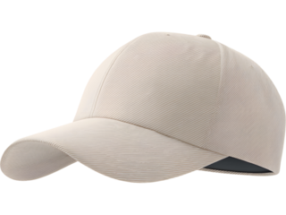 Minimal beige baseball cap isolated on white background, symbolizing casual style and modern simplicity.
